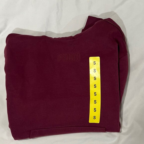 PUMA Women's Fleece Hoodie and Jogger (As a Set)  - Small - Red - Brand New - Picture 8 of 13